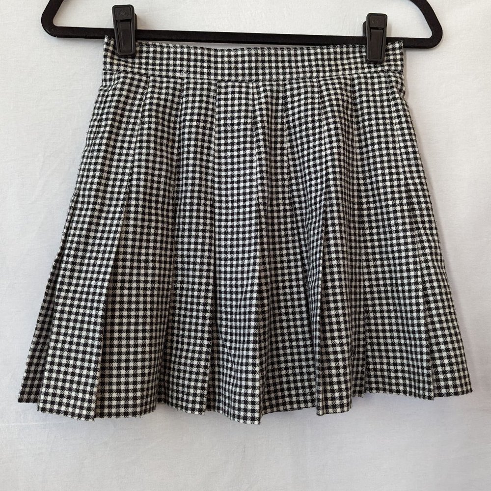 VINTAGE Tretorn Women's Plaid Mini Skirt, 8